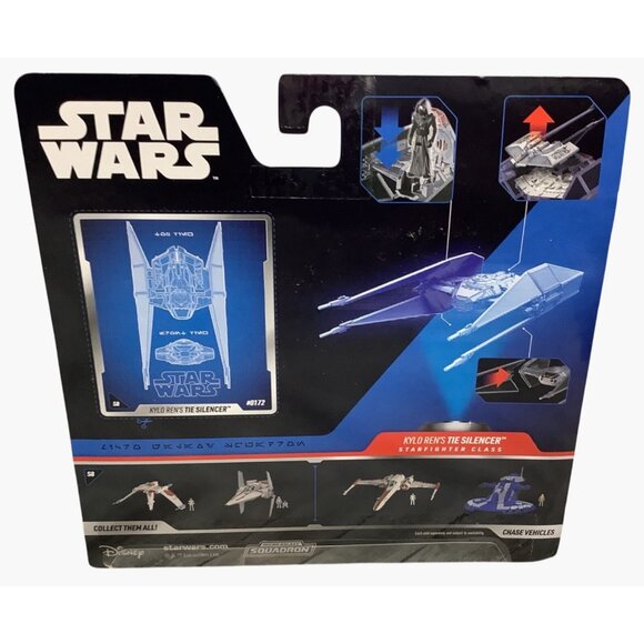 Star Wars Micro Galaxy Squadron Series 8 Kylo Ren's Tie Silencer #0172 - Picture 6 of 6